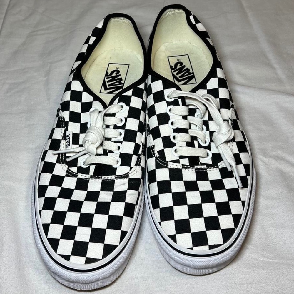 Vans Men's Checkered Authentic Vans Size 9.5